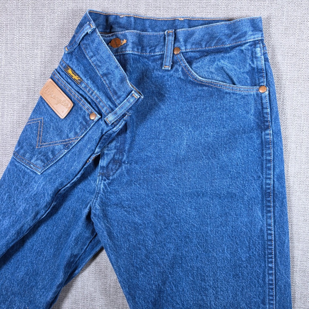 Wrangler Jeans Mens 37/30 Blue Cowboy‎ Cut Original Fit Denim 13MWZPW